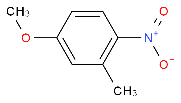 4-methoxy-2-methyl-1-nitrobenzene_分子结构_CAS_5367-32-8