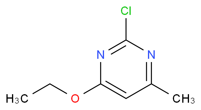 2-Chloro-4-ethoxy-6-methyl-pyrimidine_分子结构_CAS_)
