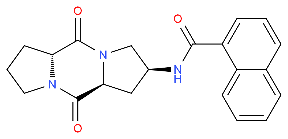 N-[(2S,5aR,10aS)-5,10-dioxooctahydro-1H,5H-dipyrrolo[1,2-a:1',2'-d]pyrazin-2-yl]-1-naphthamide_分子结构_CAS_)