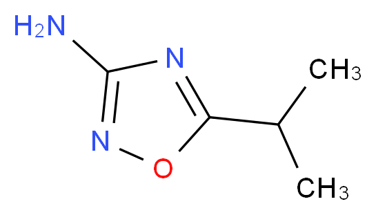 5-isopropyl-1,2,4-oxadiazol-3-amine_分子结构_CAS_868696-41-7)