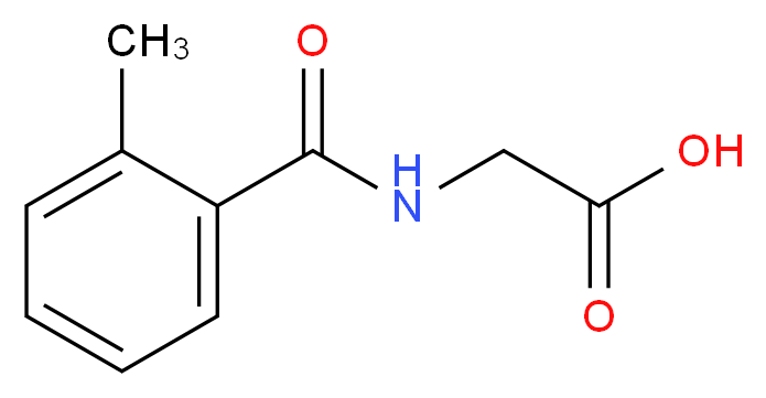 2-Methyl Hippuric Acid_分子结构_CAS_42013-20-7)