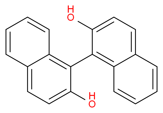 R(+)-1,1'-BI-2-NAPHTHOL_分子结构_CAS_18531-94-7)