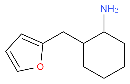 2-(furan-2-ylmethyl)cyclohexan-1-amine_分子结构_CAS_67823-66-9