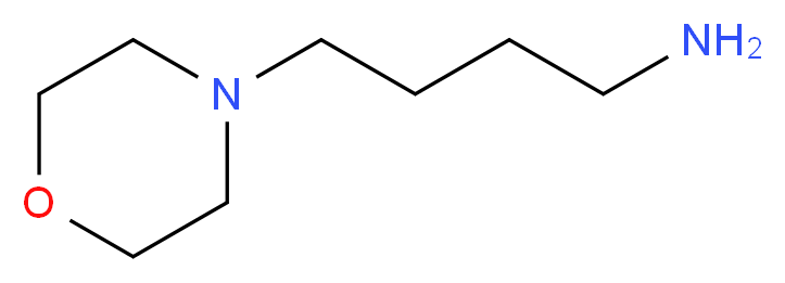 4-(morpholin-4-yl)butan-1-amine_分子结构_CAS_6321-07-9