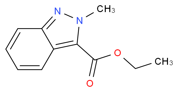 ethyl 2-methyl-2H-indazole-3-carboxylate_分子结构_CAS_405275-87-8)