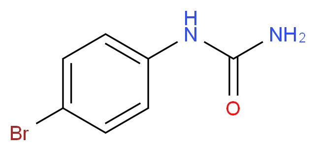 4-Bromophenylurea_分子结构_CAS_1967-25-5)