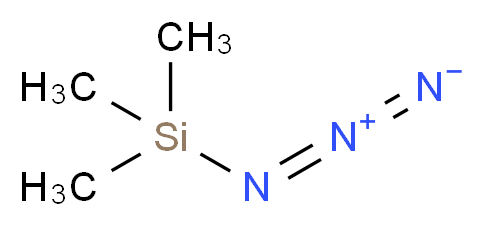 azidotrimethylsilane_分子结构_CAS_)