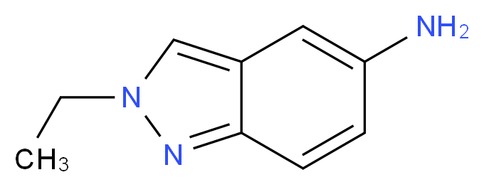 5-Amino-2-ethyl-2H-indazole_分子结构_CAS_5228-52-4)