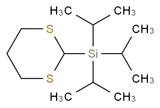 1,3-dithian-2-yltris(propan-2-yl)silane_分子结构_CAS_145251-89-4