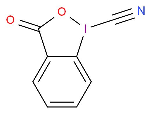 3-Oxo-1,2-benziodoxole-1(3H)-carbonitrile_分子结构_CAS_172876-96-9)