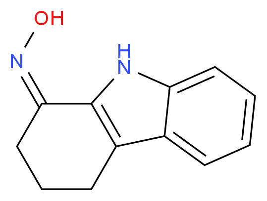 (Z)-2,3,4,9-tetrahydro-1H-carbazol-1-one oxime_分子结构_CAS_)