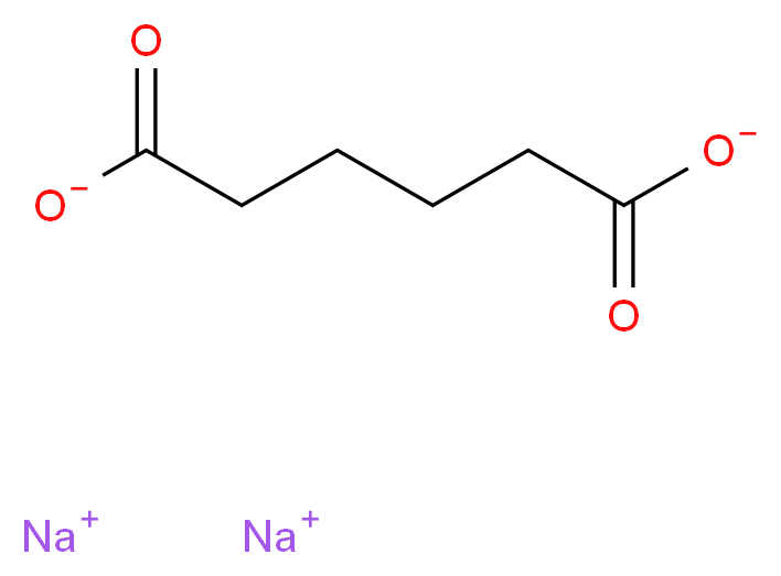 disodium hexanedioate_分子结构_CAS_7486-38-6
