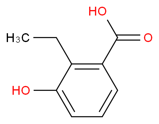 2-Ethyl-3-hydroxybenzoic acid_分子结构_CAS_168899-32-9)