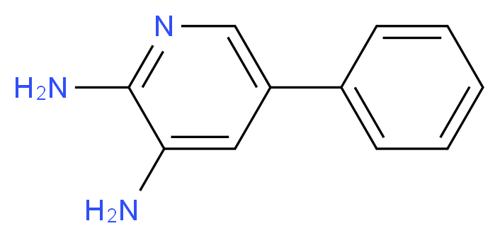 5-PHENYLPYRIDINE-2,3-DIAMINE_分子结构_CAS_608880-88-2)