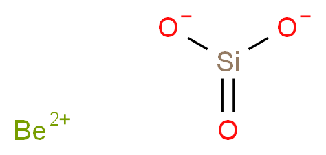 beryllium(2+) ion oxosilanebis(olate)_分子结构_CAS_58500-38-2
