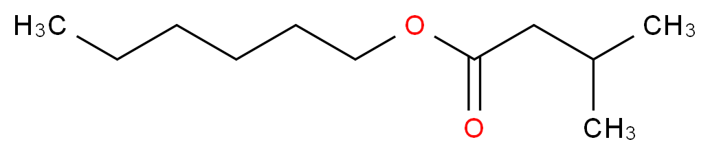 hexyl 3-methylbutanoate_分子结构_CAS_10032-13-0