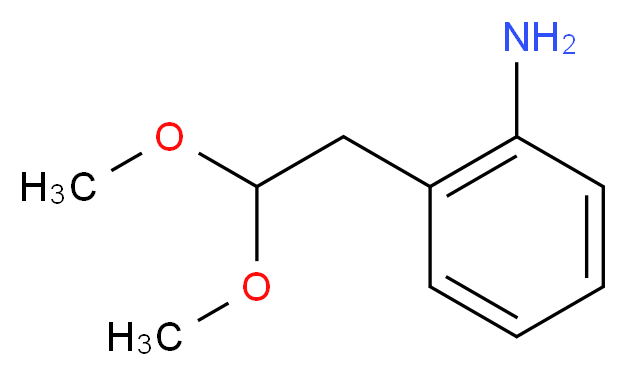 2-(2,2-dimethoxyethyl)aniline_分子结构_CAS_150760-45-5