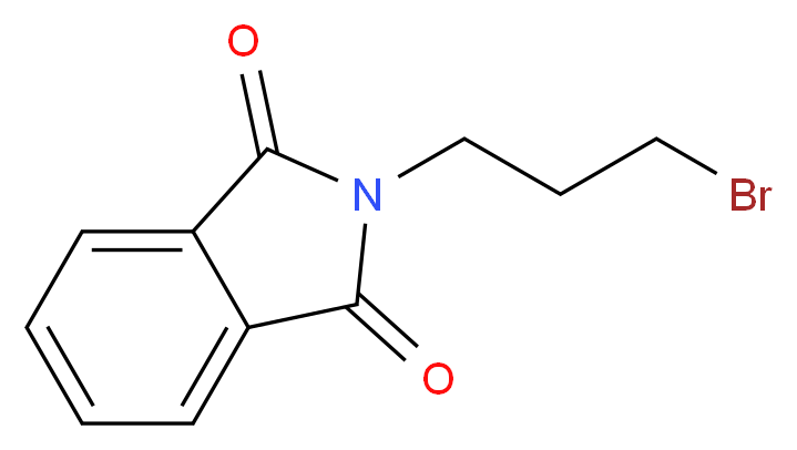 2-(3-bromopropyl)isoindoline-1,3-dione_分子结构_CAS_5460-29-7)