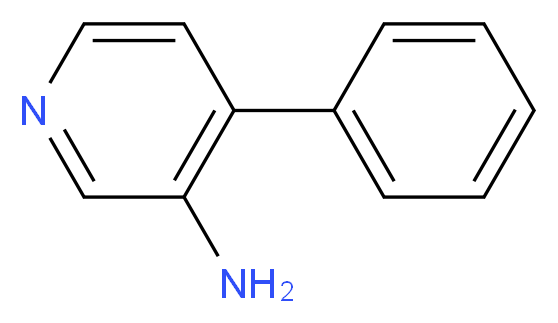 3-AMINO-4-PHENYLPYRIDINE_分子结构_CAS_13210-52-1)