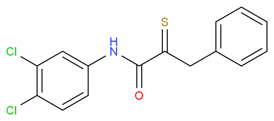 N-(3,4-Dichlorophenyl)-3-phenyl-2-thioxopropanamide_分子结构_CAS_)