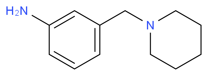 3-(piperidin-1-ylmethyl)aniline_分子结构_CAS_93138-55-7)