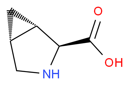 (1S,2S,5R)-3-azabicyclo[3.1.0]hexane-2-carboxylic acid_分子结构_CAS_22255-16-9