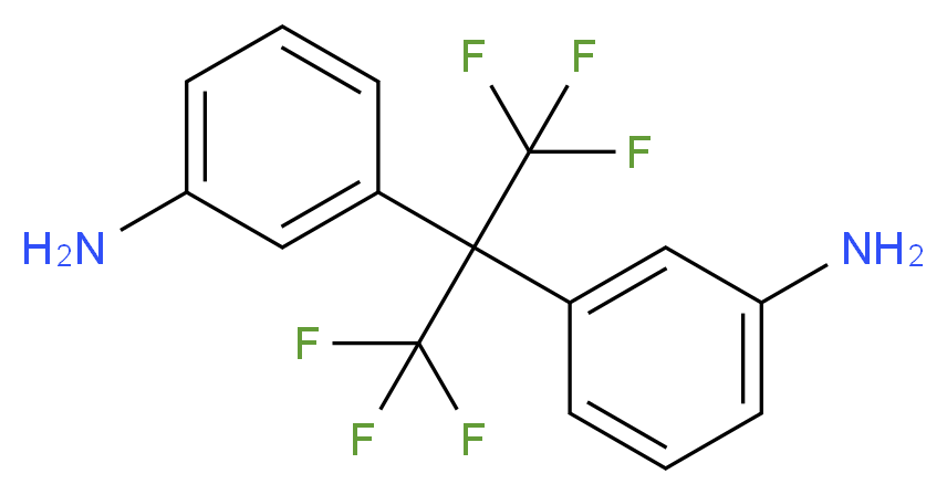 2,2-Bis(3-aminophenyl)hexafluoropropane_分子结构_CAS_47250-53-3)