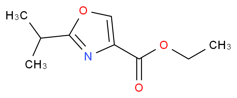 ethyl 2-isopropyloxazole-4-carboxylate_分子结构_CAS_1060814-30-3)