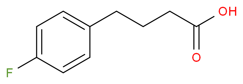 4-(4-Fluorophenyl)butanoic acid 98%_分子结构_CAS_589-06-0)