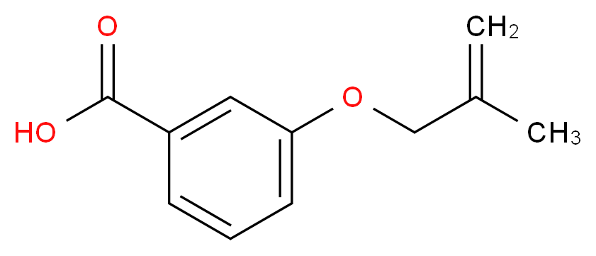 3-[(2-methylprop-2-en-1-yl)oxy]benzoic acid_分子结构_CAS_149609-84-7)