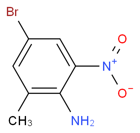 4-bromo-2-methyl-6-nitroaniline_分子结构_CAS_77811-44-0