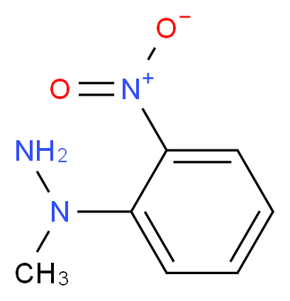 1-methyl-1-(2-nitrophenyl)hydrazine_分子结构_CAS_67522-05-8