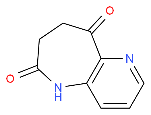 5H-Pyrido[3,2-b]azepine-6,9-(7H,8H)-dione_分子结构_CAS_676596-63-7)