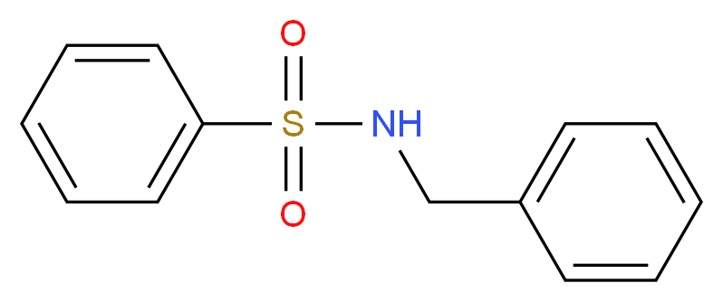 N-benzylbenzenesulfonamide_分子结构_CAS_837-18-3