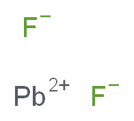 氟化铅(II), Puratronic&reg;_分子结构_CAS_7783-46-2)
