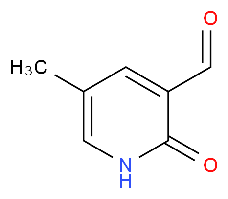 5-methyl-2-oxo-1,2-dihydropyridine-3-carbaldehyde_分子结构_CAS_1227575-72-5