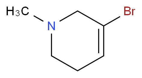 5-bromo-1-methyl-1,2,3,6-tetrahydropyridine_分子结构_CAS_365261-27-4