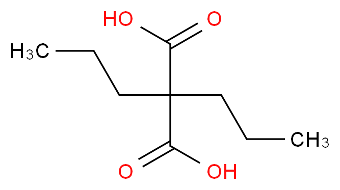 2,2-Dipropylmalonic acid_分子结构_CAS_1636-27-7)