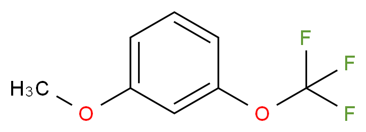 1-methoxy-3-(trifluoromethoxy)benzene_分子结构_CAS_142738-94-1