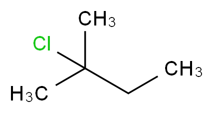 2-chloro-2-methylbutane_分子结构_CAS_594-36-5