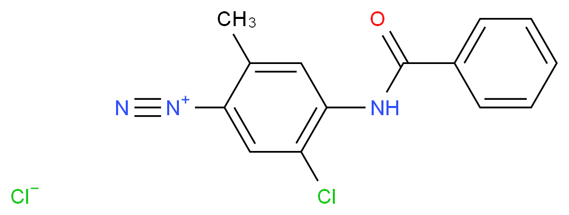 4-benzamido-5-chloro-2-methylbenzene-1-diazonium chloride_分子结构_CAS_32348-81-5