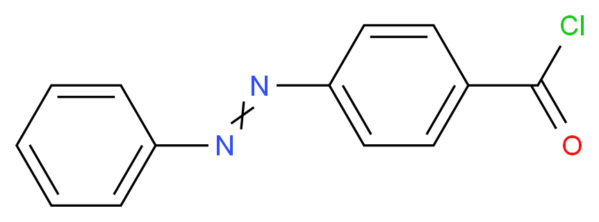 4-(2-phenyldiazen-1-yl)benzoyl chloride_分子结构_CAS_104-24-5