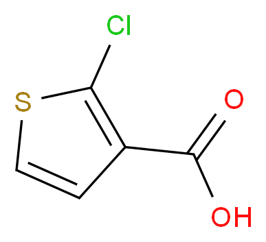 2-Chlorothiophene-3-carboxylic acid_分子结构_CAS_53935-71-0)