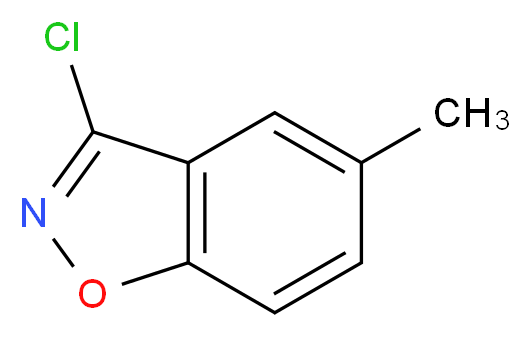 3-Chloro-5-methylbenzo[d]isoxazole_分子结构_CAS_196708-35-7)