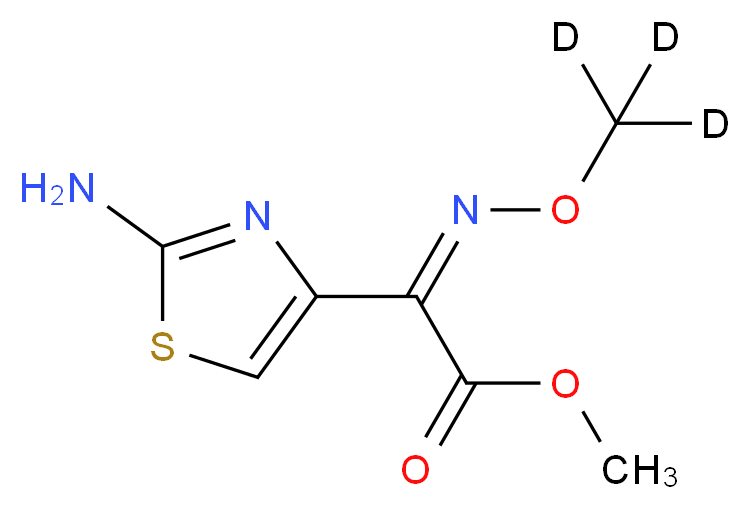 2-Amino-α-(methoxyimino)-4-thiazoleacetic Acid-d3 Methyl Ester_分子结构_CAS_)