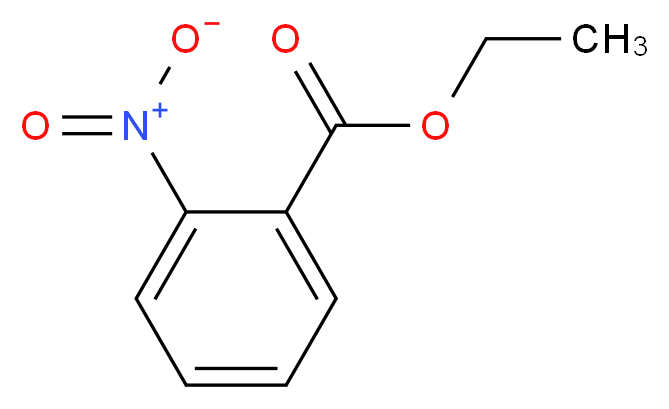 ethyl 2-nitrobenzoate_分子结构_CAS_610-34-4