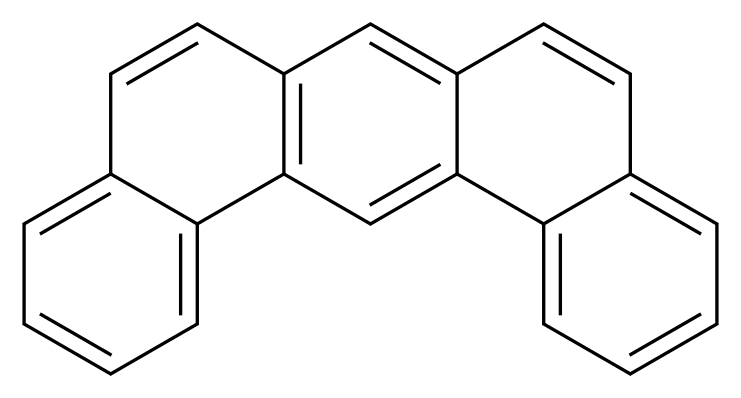 pentacyclo[12.8.0.0<sup>3</sup>,<sup>1</sup><sup>2</sup>.0<sup>4</sup>,<sup>9</sup>.0<sup>1</sup><sup>7</sup>,<sup>2</sup><sup>2</sup>]docosa-1,3(12),4,6,8,10,13,15,17,19,21-undecaene_分子结构_CAS_224-41-9