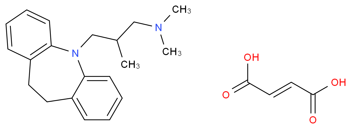 Trimipramine maleate salt_分子结构_CAS_521-78-8)