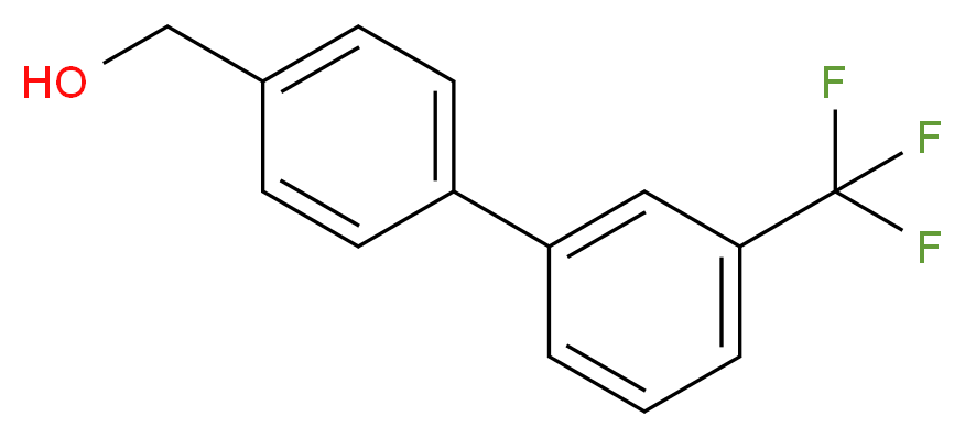 {4-[3-(trifluoromethyl)phenyl]phenyl}methanol_分子结构_CAS_773872-63-2