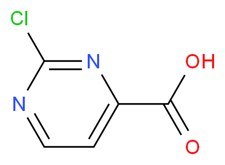 2-chloropyrimidine-4-carboxylic acid_分子结构_CAS_149849-92-3